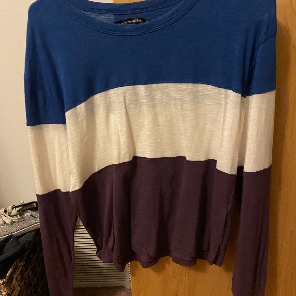 Abercrombie long sleeve color block